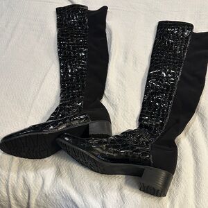 Stuart Weitzman Black Over the Knee Boots